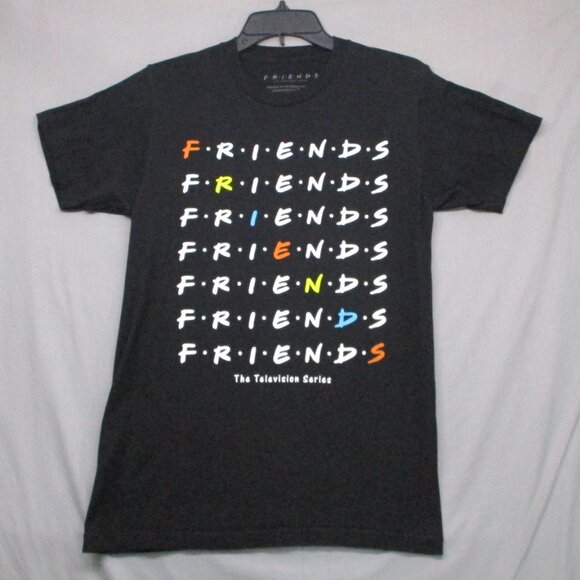 Friends Graphic Print T-Shirt Black Men Size | S - Picture 1 of 9